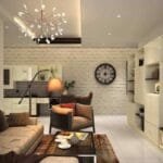 cozy living room lighting